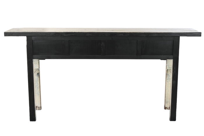 DKD Home Decor Consola Oriental Bicolor 178 x 85 x 38 cm Olmo Macizo
