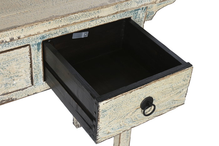 DKD Home Decor Consola Oriental Bicolor 178 x 85 x 38 cm Olmo Macizo