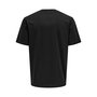 Camiseta de Manga Corta Hombre Only & Sons Onsdawson Reg Ss Tee Vd Negro S