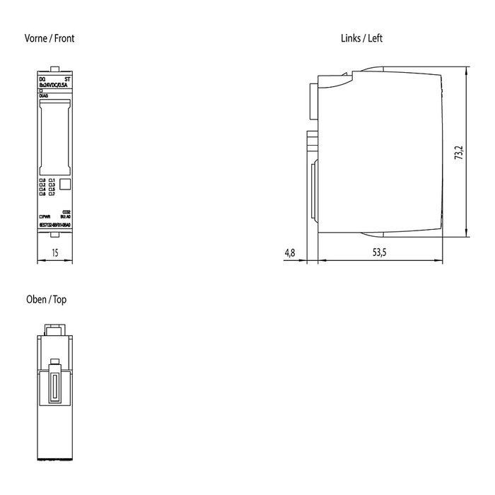 Siemens 6ES7132-6BF01-0BA0 ET 200SP Simatic Digital Siemens 6ES7132-6BF01-0BA0 ET 200SP Simatic Digital