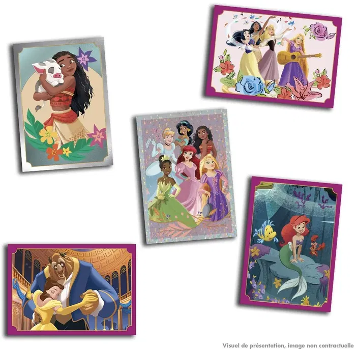 Panini Álbum Princesas Disney 2025 - 48 Páginas, 192 Pegatinas y Póster