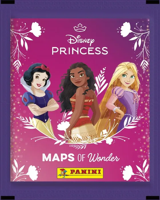 Panini Álbum Princesas Disney 2025 - 48 Páginas, 192 Pegatinas y Póster