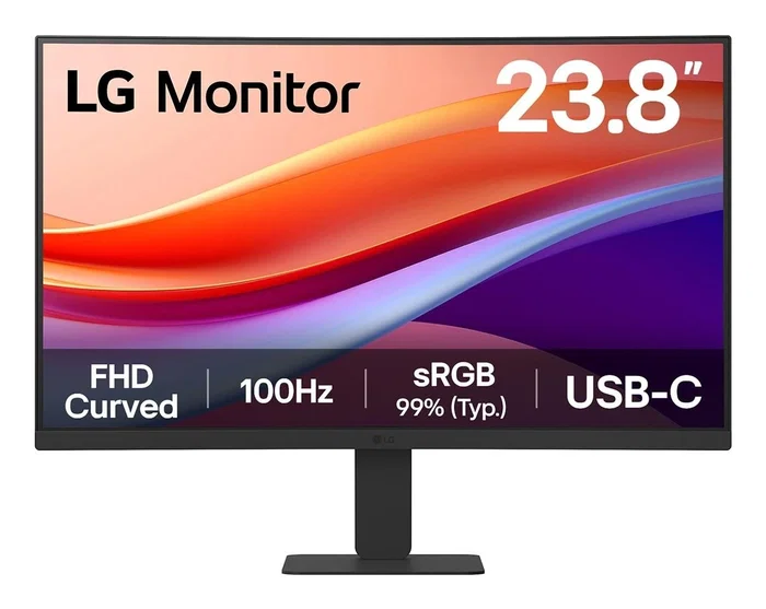 LG Monitor Curvo 24U421A-B de 23.8 pulg. Full HD VA 100 Hz LG Monitor Curvo 24U421A-B de 23.8 pulg. Full HD VA 100 Hz