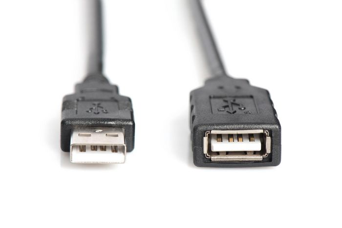 Digitus Cable Extensor Repetidor USB 2.0 Activo 10m A/M a A/F Negro
