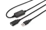 Digitus Cable de Extensión USB 2.0 Activo 10m Negro
