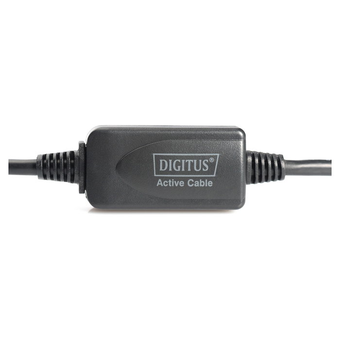 Digitus Cable de Extensión USB 2.0 Activo 10m Negro