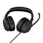 Jabra Evolve2 50 Auriculares de Diadema para Oficina, Bluetooth 5.2, USB Type-C / Type-A, Supraaural, Reducción de Ruido Activa, Negro