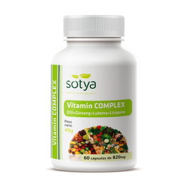 Sotya Vitamin Complex 60 cápsulas 820 mg Suplemento para estrés y falta de vitaminas