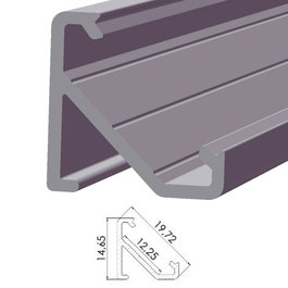 Perfil de Aluminio Tipo ECO P03 2,02M de 2000 mm de largo