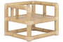 DKD Home Decor Set de Sofá 4 Piezas de Bambú y Ratán Natural