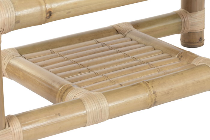 DKD Home Decor Set de Sofá 4 Piezas de Bambú y Ratán Natural