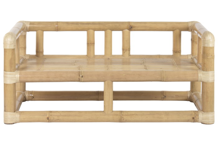 DKD Home Decor Set de Sofá 4 Piezas de Bambú y Ratán Natural