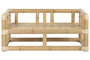 DKD Home Decor Set de Sofá 4 Piezas de Bambú y Ratán Natural