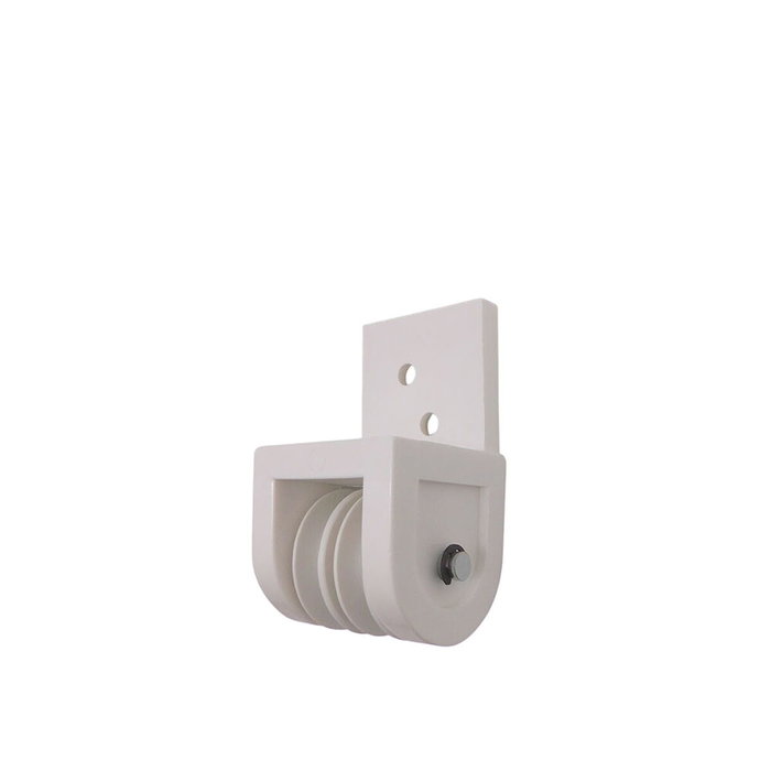 Micel Polea para pérgola frontal TLD19 de nylon blanco