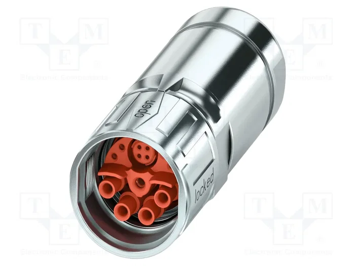 PHOENIX CONTACT Conector Industrial M23 de 13 Pines, Recto, IP67, Metal PHOENIX CONTACT Conector Industrial M23 de 13 Pines, Recto, IP67, Metal