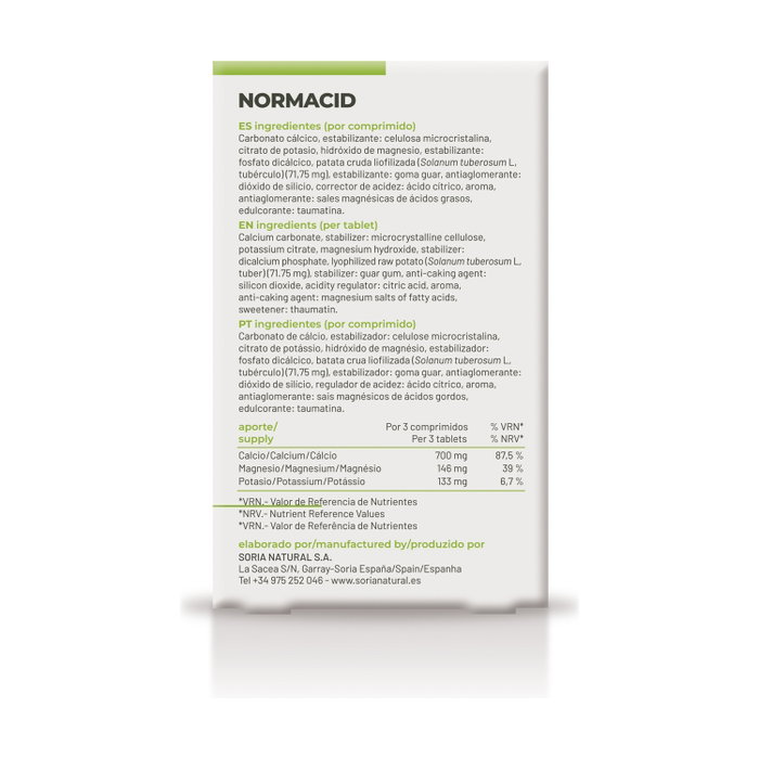 Soria Natural Normacid 32 comprimidos