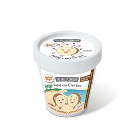 The Fruit Company Crema Corporal Coco con Aloe Vera y Manteca de Karité Hidratación Rápida Aroma Exótico 200ml