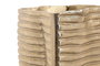 DKD Home Decor Jarrón de Aluminio Abstracto Dorado