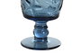 DKD Home Decor Copa Mediterraneo Azul Cristal 7.5 x 15 x 9 cm Set de 6 Piezas 345ml