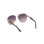 Guess Gafas GU00158 - Gafas de sol mujer estilo aviador, metal, cristales 61 mm, brazos 130 mm, color 28B