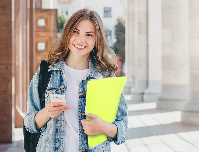 Liderpapel Carpeta con 20 fundas DIN A4 Amarillo fluor opaco