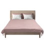 DKD Home Decor Plaid Urban Rosa Palo 260 x 240 cm