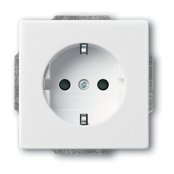 BUSCH-JAEGER 2013-0-5245 Enchufe de Superficie 2P+E Schuko CEE 7/3, 250V 16A, con Protección infantil y Acabado Blanco Future Linear BUSCH-JAEGER 2013-0-5245 Enchufe de Superficie 2P+E Schuko CEE 7/3, 250V 16A, con Protección infantil y Acabado Blanco Future Linear