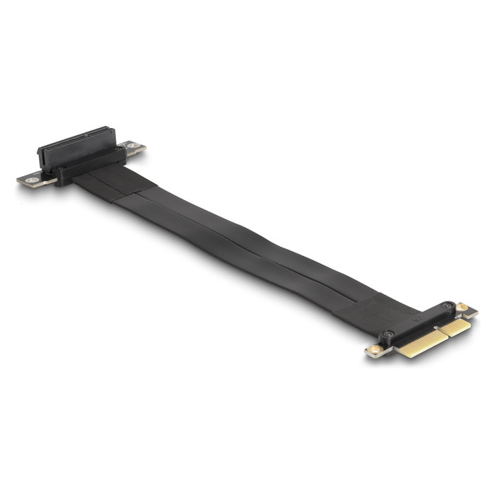 DeLOCK Tarjeta elevadora PCI Express x4 con ángulo de 90° y cable 30 cm DeLOCK Tarjeta elevadora PCI Express x4 con ángulo de 90° y cable 30 cm