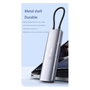 EQUIP Adaptador USB-C a 2xHDMI, RJ45, 2xUSB-A y USB-C 3.2 Gris Oscuro