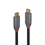 Lindy Cable USB C a USB C 36901, 1 m, 10 Gbit/s, Negro/Gris