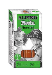Maquillaje Alpino Fiesta Face Stick Barra De 5 Gr. Marron (Set de 6)