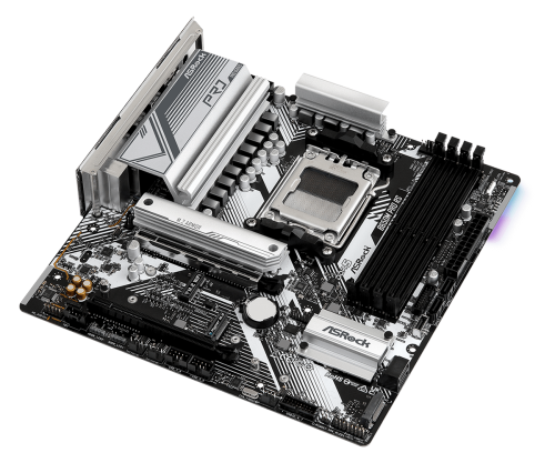 ASRock B650M Pro RS Placa Base AMD B650 Socket AM5 micro ATX DDR5 para PC