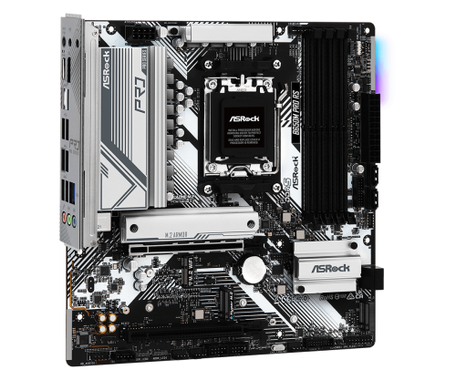 ASRock B650M Pro RS Placa Base AMD B650 Socket AM5 micro ATX DDR5 para PC