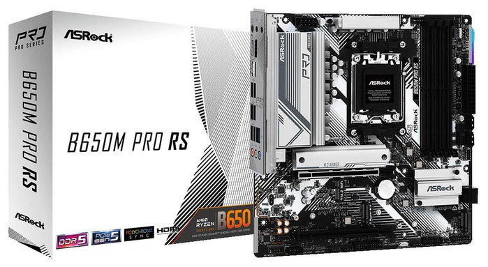 ASRock B650M Pro RS micro ATX DDR5 AM5 ASRock B650M Pro RS micro ATX DDR5 AM5