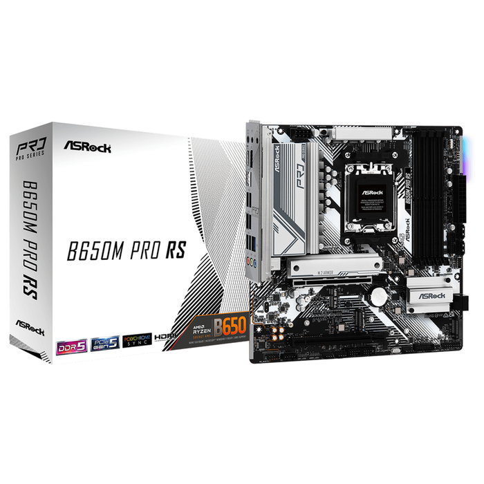 ASRock B650M Pro RS micro ATX DDR5 AM5 ASRock B650M Pro RS micro ATX DDR5 AM5