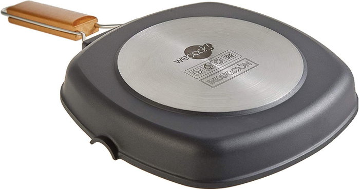 WECOOK Parrilla de Rayas EcoStone 20x20 cm