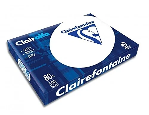 Clairefontaine Clairalfa Papel Multifunción A3 80 g/m² 500 hojas Clairefontaine Clairalfa Papel Multifunción A3 80 g/m² 500 hojas
