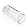 Dunlop Slide Blues Bottle Heavy Wall Large Clear Glass