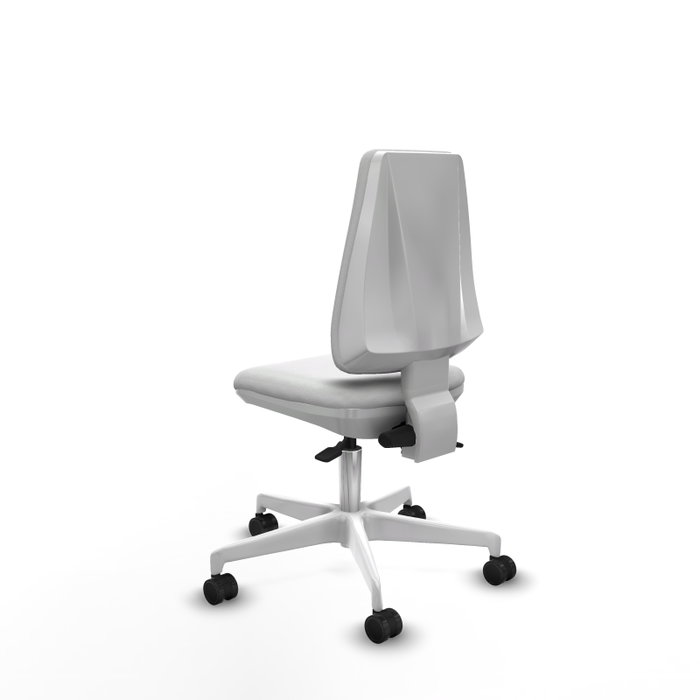 PIQUERAS Y CRESPO Silla de oficina Elche con mecanismo Asincro, Blanco