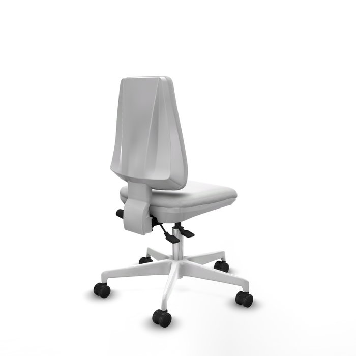 PIQUERAS Y CRESPO Silla de oficina Elche con mecanismo Asincro, Blanco