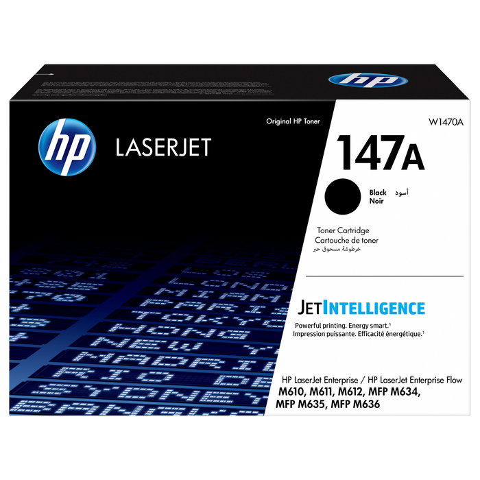 HP Cartucho de tóner Original 147A Negro (W1470A)提示 HP Cartucho de tóner Original 147A Negro (W1470A)提示