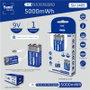 SAMI Pila Ultra recargable 9V Li-ion 5000mWh/1350mAh