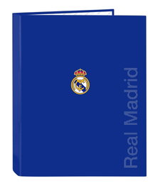 Safta Carpeta de 4 Anillas Mixtas Real Madrid Equipación 25/26