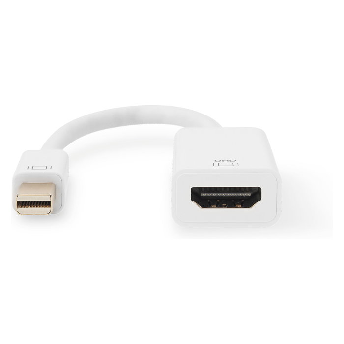 Digitus DA-70832 Adaptador Mini DisplayPort a HDMI Macho/Hembra 0.2m Activo Blanco