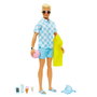 Barbie Muñeco Ken Barbie Beach Day CP4 Muñeco para Niños y Niñas de 3 Años y Más