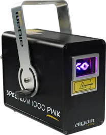 Algamlight Láser de Animación 1000mW Rosa Rojo Azul 638nm 450nm Clase 3B 20 Kpps 2000 Programas Auto Musical DMX Interior IP20