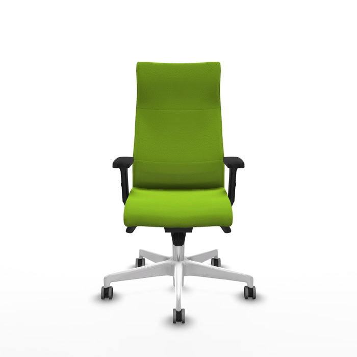 Sillón Albacete con mecanismo Sincro tapizada con Similpiel color Pistacho. Equipado con Base poliamida blanca, Brazos 2D y Ruedas 65 mm parqué Sillón Albacete con mecanismo Sincro tapizada con Similpiel color Pistacho. Equipado con Base poliamida blanca, Brazos 2D y Ruedas 65 mm parqué