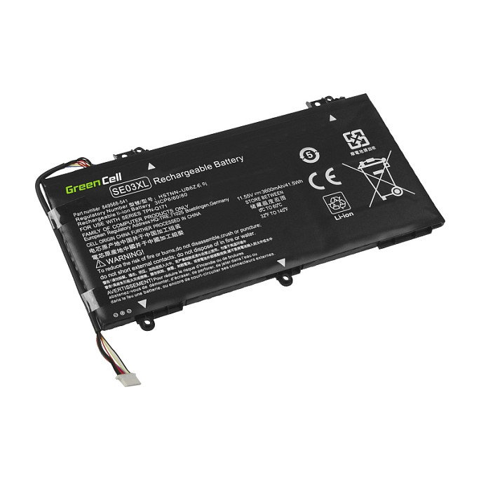 Green Cell Batería SE03XL para HP Pavilion 14-AL 14-AV, 11.55V 3400mAh