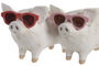 DKD Home Decor Figura de Resina Cerdo Surtido de Colores