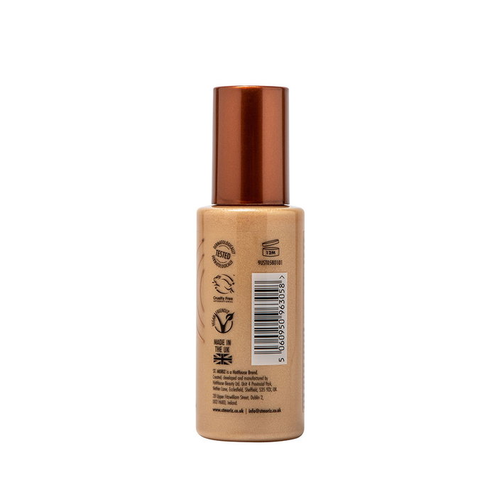 St. Moriz Aceite Corporal Iluminador Glow 100 ml con Extractos de Bayas de Goji y Vitamina E para Piel Radiante